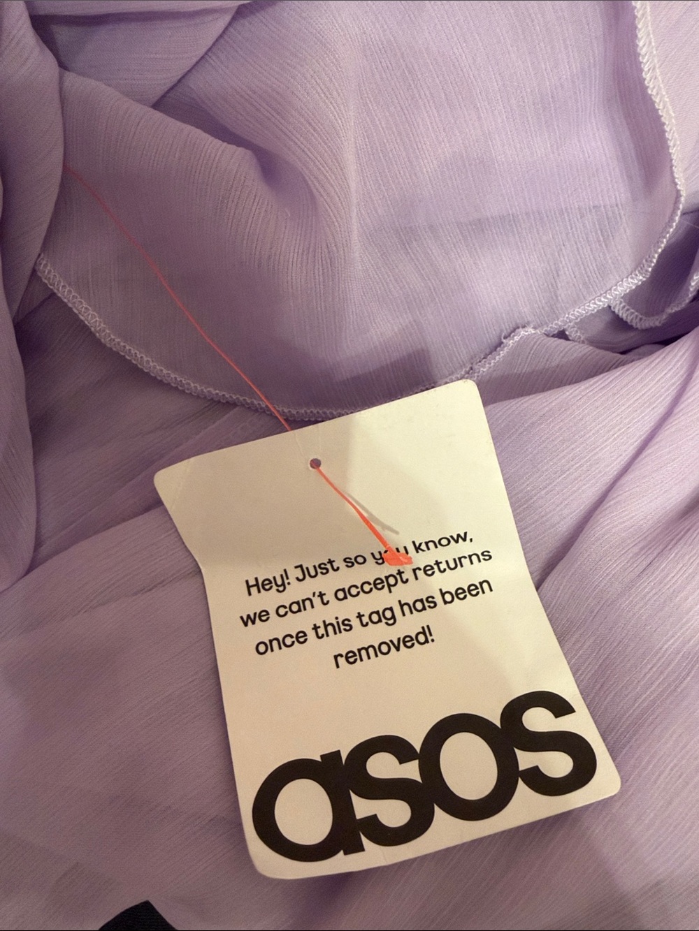 ASOS Lilac Ruffle Maxi Dress - Picture 4 of 4